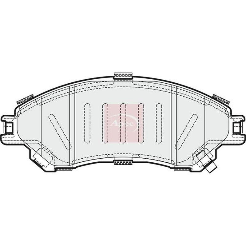 Apec Front Brake Pad Set PAD2026