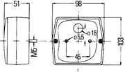 Hella 2SE 998 530-127 Tail Light Assembly
