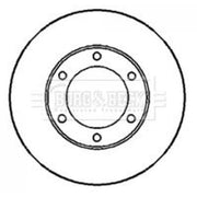 Borg & Beck 2 x Vented Front Brake Discs BBD5029