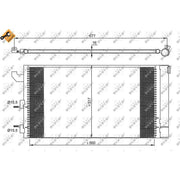 NRF Air Conditioning Condenser 35883