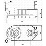 NRF Automatic Gearbox Oil Cooler 31004A