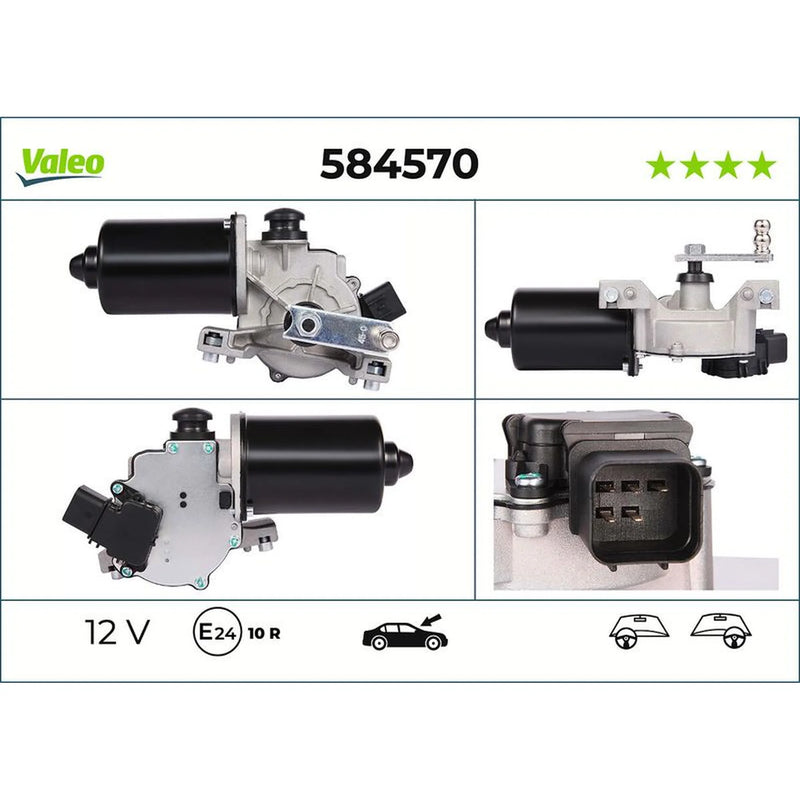 Valeo Front/Rear Wiper Motor Front 584570
