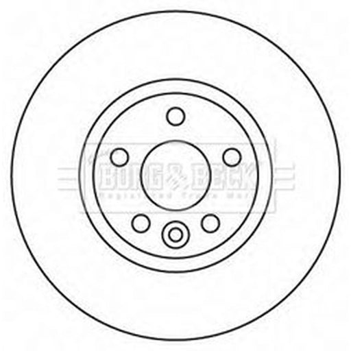 Borg & Beck 2 x Vented Front Brake Discs BBD4567