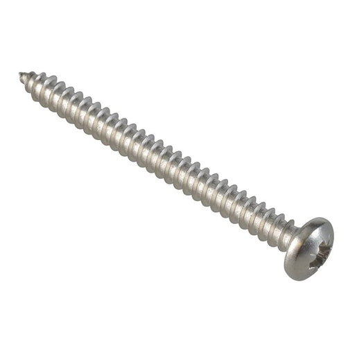 ForgeFix Self-Tapping Screw Pozi Compatible Pan Head SS 2in x 10 ForgePack 8