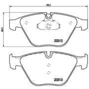 Brembo 4 x Front Brake Pad Set P06054