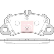 Apec Front Brake Pad Set PAD2273