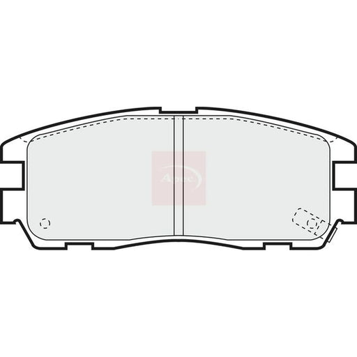 Apec Rear Brake Pad Set PAD798