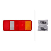 Hella Tail Light Assembly Lens Right 9EL 122 689-021
