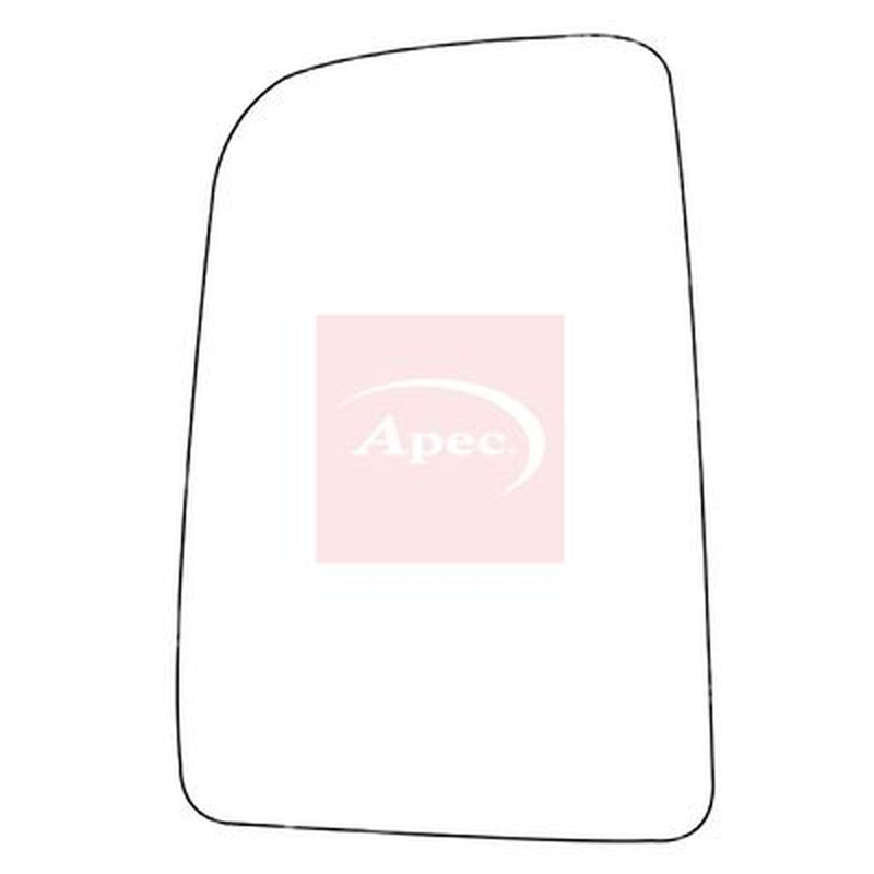 Apec Exterior Wing Mirror Glass Left AMS2143