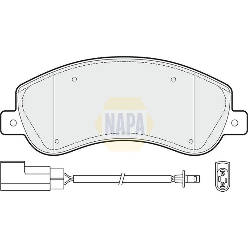 NAPA Front Brake Pad Set NBP1557