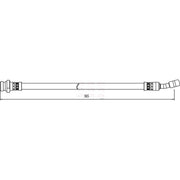 Apec Brake Hydraulic Hose Line Rear Left HOS4023
