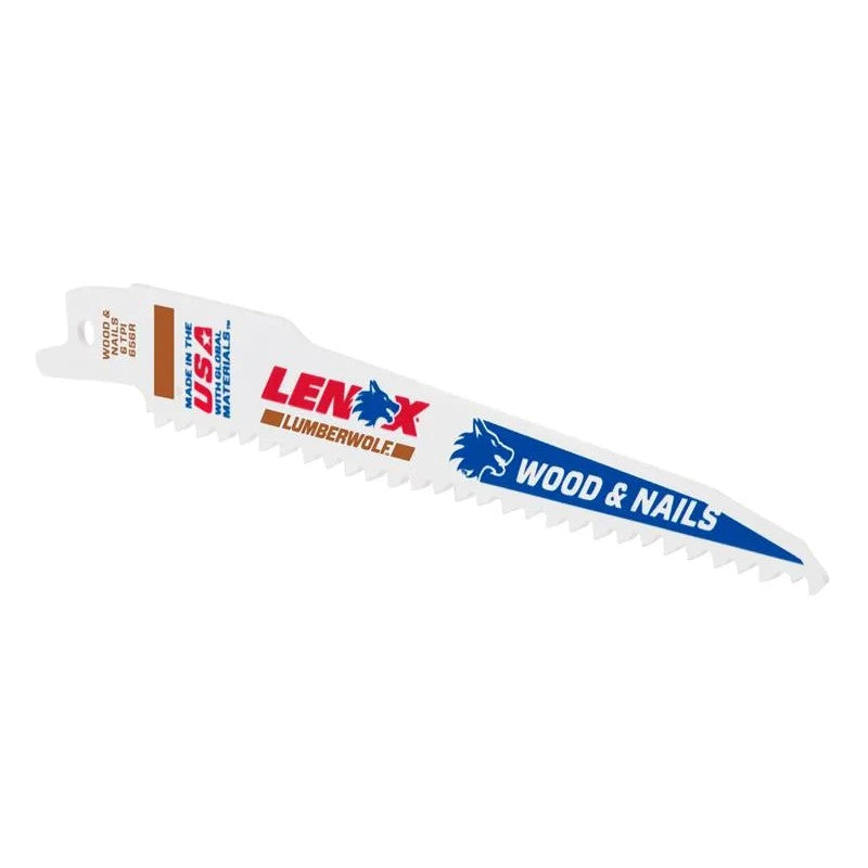 LENOX LumberWolf Reciprocating Saw Blade 152 x 19 x 1.3mm 6 TPI (Pack 5)