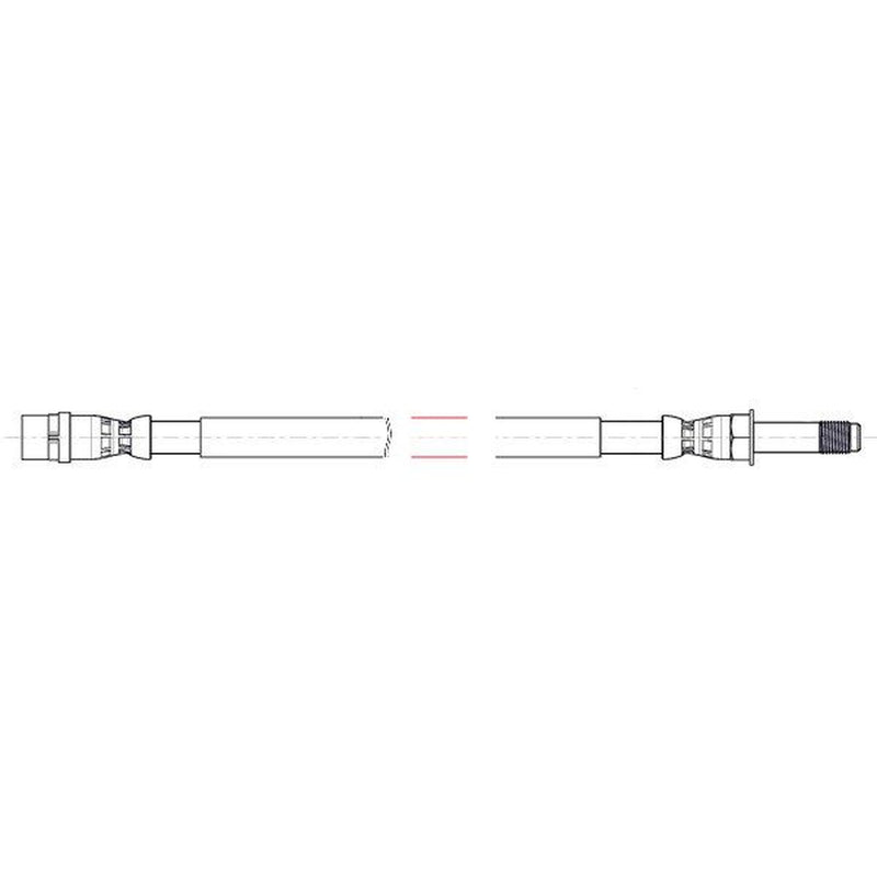 Apec Brake Hydraulic Hose Line Rear HOS4538