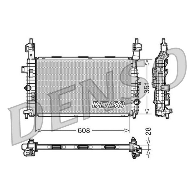 Denso Engine Radiator DRM20091