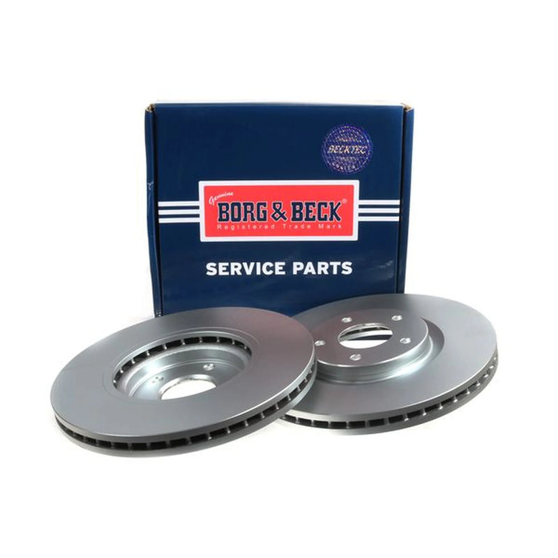 Borg & Beck 2 x Vented Front Brake Discs BBD5162
