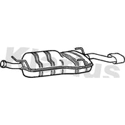 Klarius Box With Tail Pipe Rear SB109X