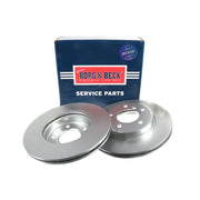 Borg & Beck 2 x Vented Front Brake Discs BBD4127