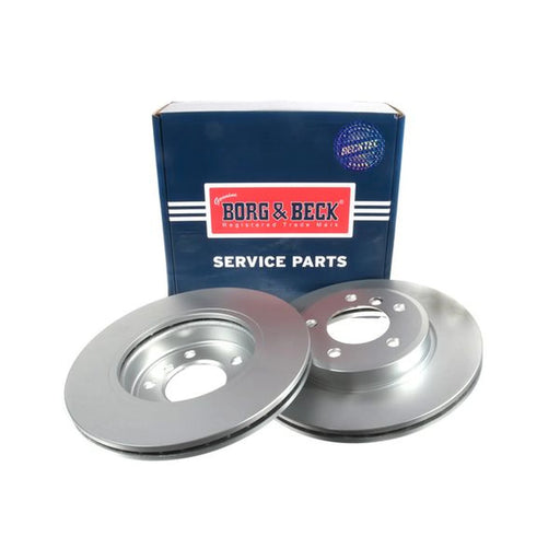 Borg & Beck 2 x Vented Front Brake Discs BBD4127
