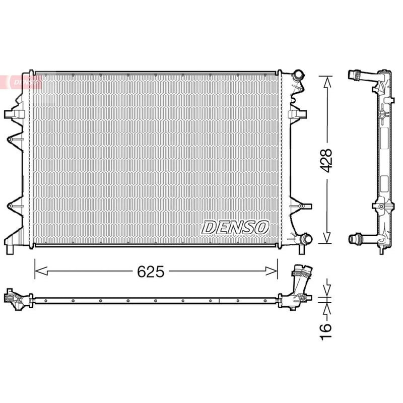 Denso Engine Radiator DRM32047