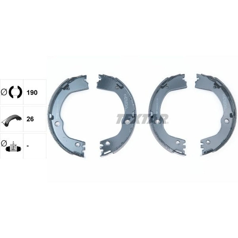 Textar Parking Brake Shoe Set 91082500