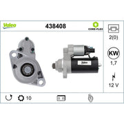 Valeo Starter Motor 12V 1.7kW 10 Teeth 438408
