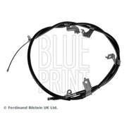 Blue Print Handbrake Cable Left Rear ADN146321
