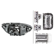Hella Headlight Headlamp LED Right 1LX 011 929-441