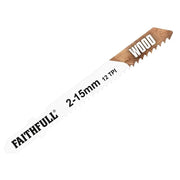 Faithfull Wood Jigsaw Blades Pack of 5 T119B - FAIJBT119B
