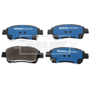 Borg & Beck 4 x Front Brake Pad Set BBP1681