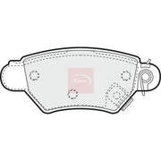 Apec Rear Brake Pad Set PAD1024