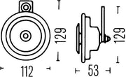 Hella 3BA 002 768-437 Signal Horn