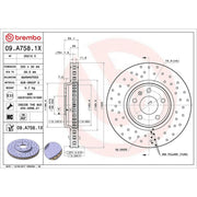 Brembo Xtra 2 x / Front Brake Discs 09.A758.1X