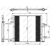 NRF Air Conditioning Condenser 350048