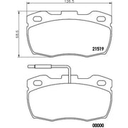 Mintex Front Brake Pad Set MDB1555