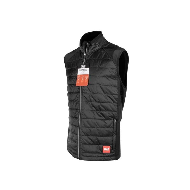 Scan Padded Gilet with Stretch Back - XXL - SCAWWGILETXX