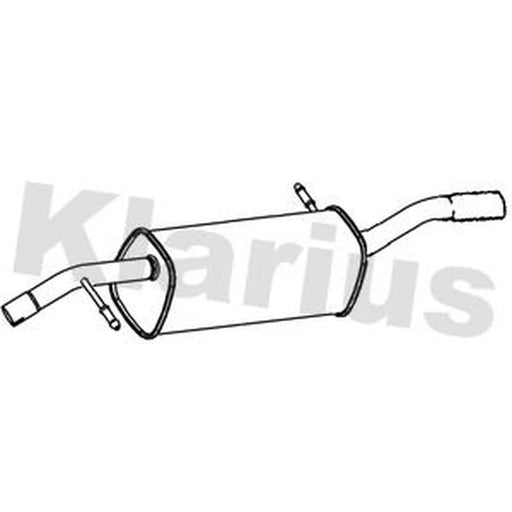 Klarius Box With Tail Pipe Rear CN735K