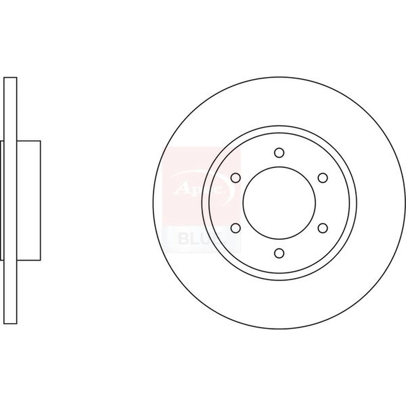 Apec Rear Brake Discs SDK6788