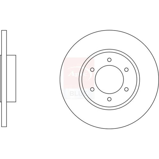 Apec Rear Brake Discs SDK6788