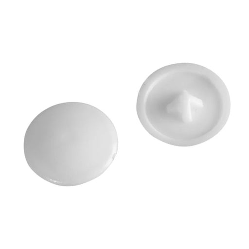 ForgeFix Pozi Compatible Cover Cap White No.6-8 Bag 100 - 100PCC0