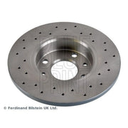 Blue Print 2 x Solid Rear Brake Discs ADL144347