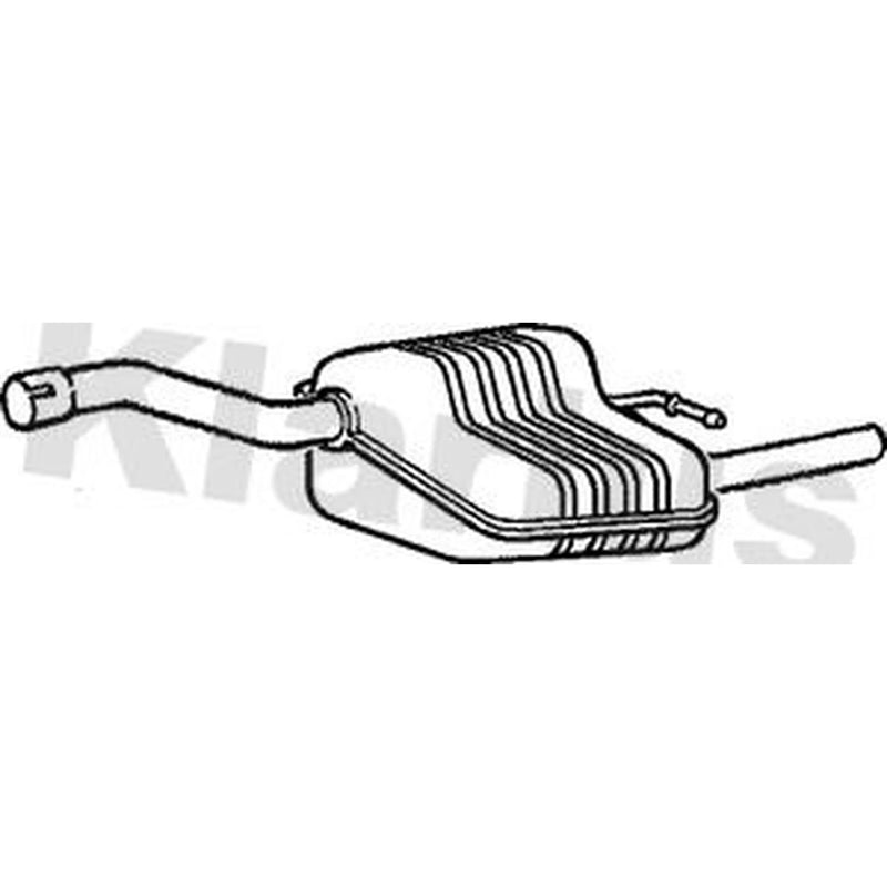 Klarius Box With Tail Pipe Rear FE700E