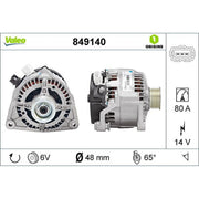 Valeo Car Alternator 12V 849140