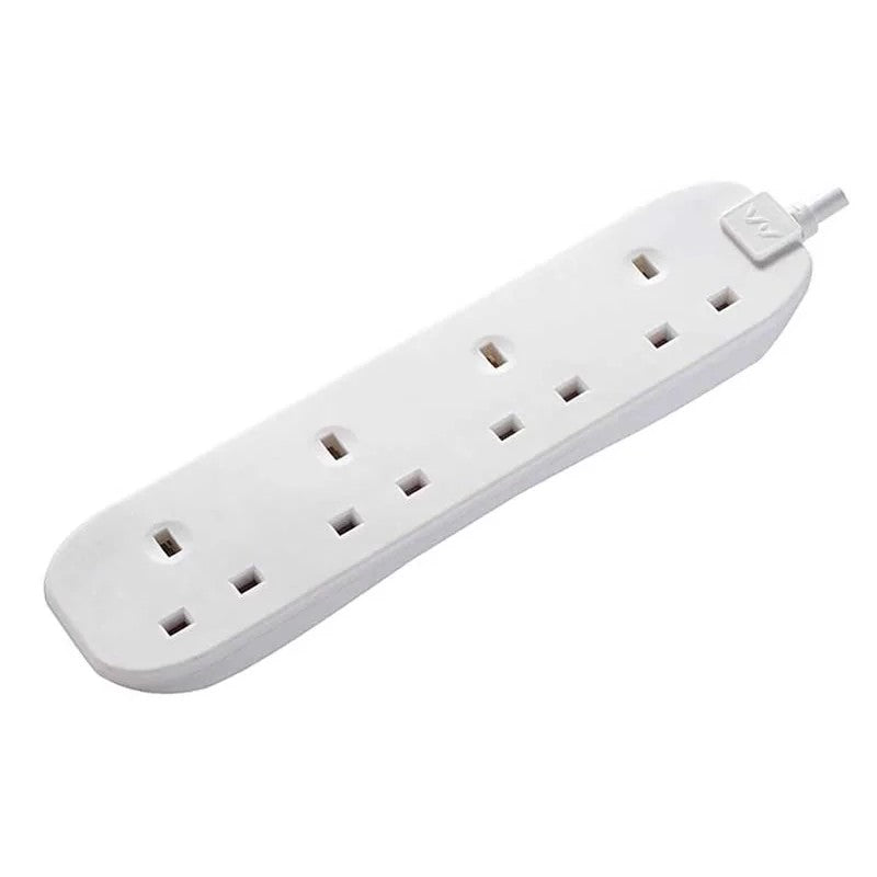 Masterplug Trailing Extension Lead 4 Gang 13A 1m BFG1N-MP - BFG110N-MP