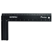 Faithfull Prestige Try Square Black Aluminium 300mm (12in) - FAICS12CNC
