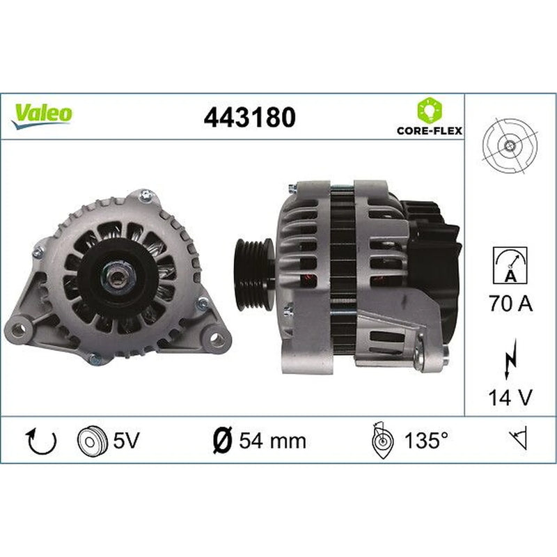 Valeo Car Alternator 12V 443180
