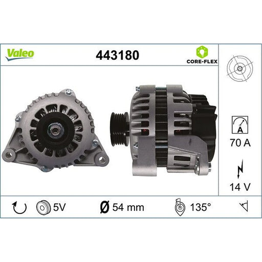 Valeo Car Alternator 12V 443180
