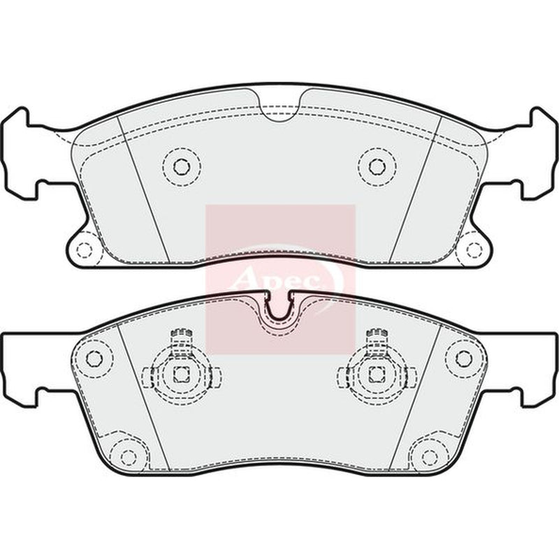 Apec Front Brake Pad Set PAD1924