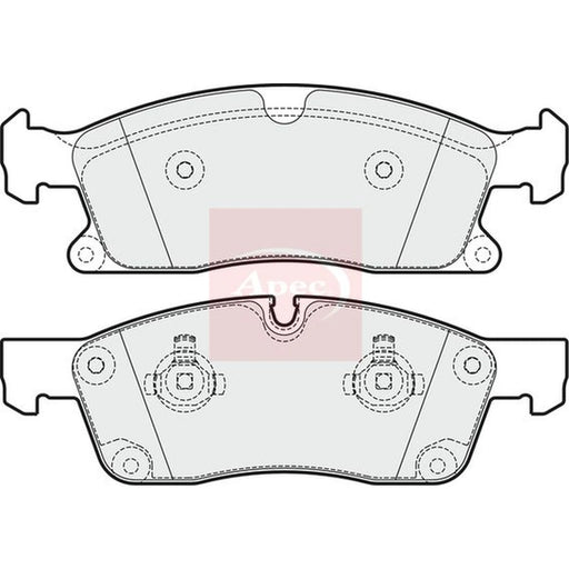 Apec Front Brake Pad Set PAD1924