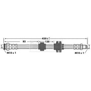 Borg & Beck Brake Hydraulic Hose Line Rear Left BBH6759
