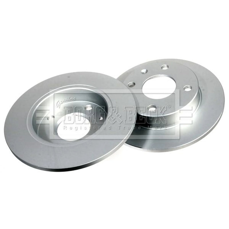 Borg & Beck 2 x Solid Front Brake Discs BBD4016